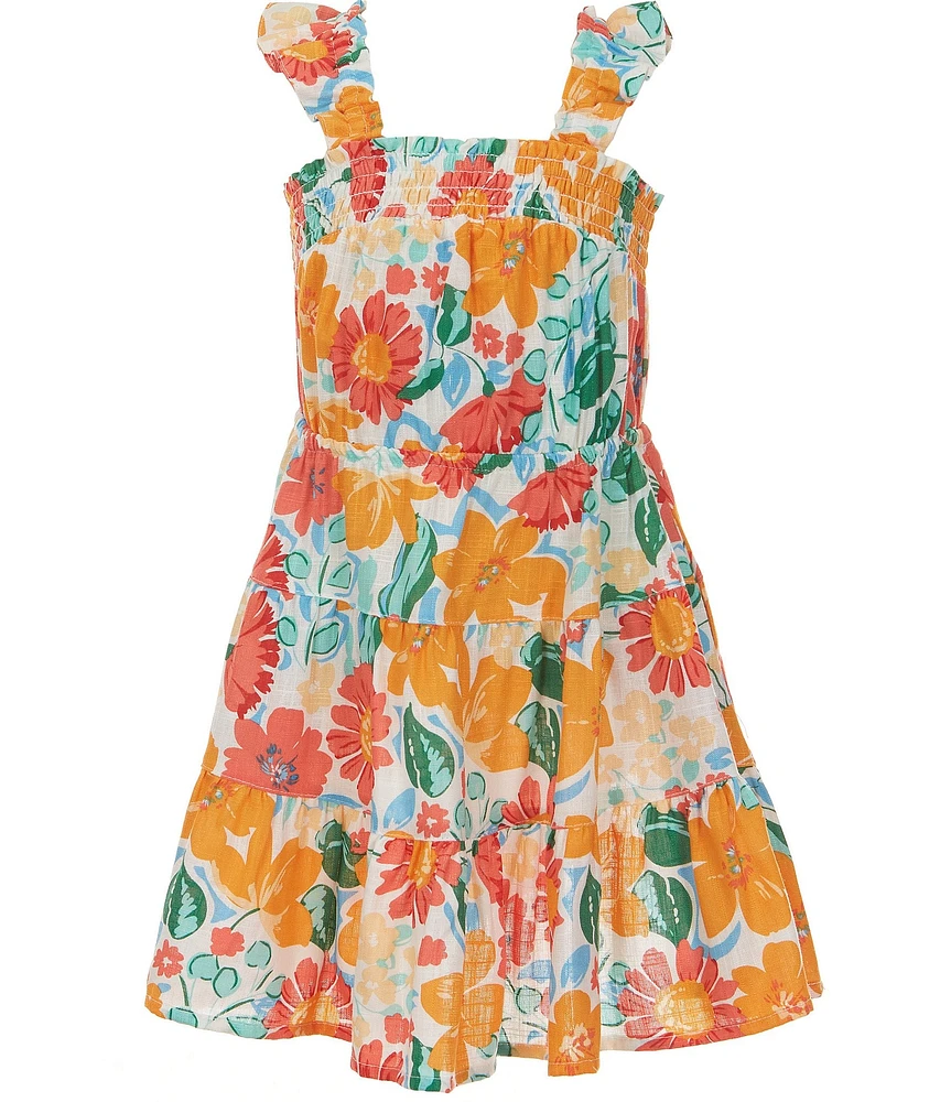Copper Key Little Girls 2T-6X Floral Printed Dress