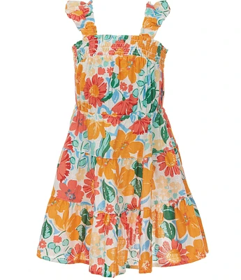 Copper Key Little Girls 2T-6X Floral Printed Dress