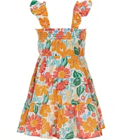 Copper Key Little Girls 2T-6X Floral Printed Dress