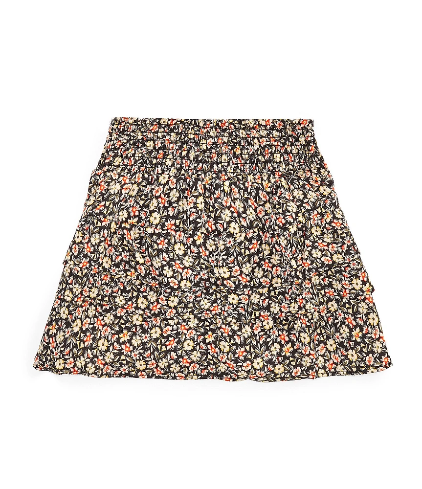 Copper Key Little Girls 2T-6X Floral Tiered Skirt