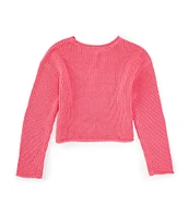 Copper Key Little Girls 2T-6X Jersey Roll Neck Sweater