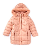 Copper Key Little Girls 2T-6X Metallic Puffer Jacket