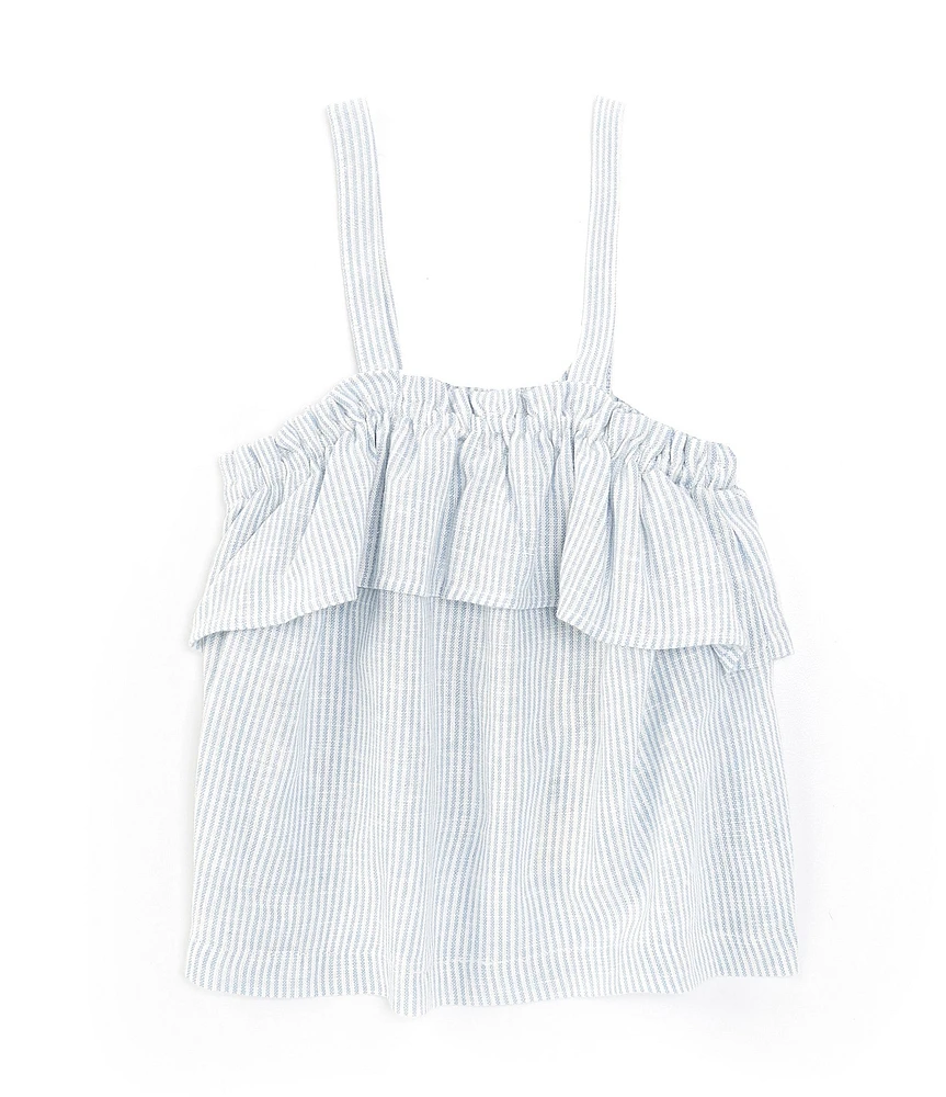 Copper Key Little Girls 2T-6X Striped Swing Top