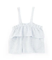 Copper Key Little Girls 2T-6X Striped Swing Top