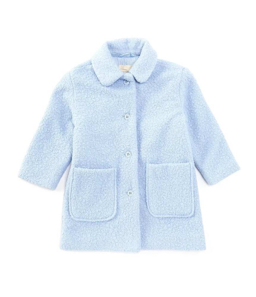 Copper Key Little Girls 2T-6X Teddy Long Dressy Coat