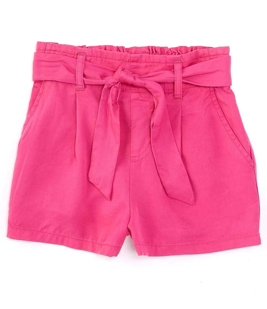 Copper Key Little Girls 2T-6X Tie Shorts