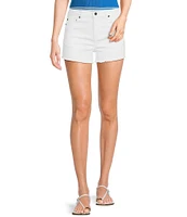 Copper Key Long Cut Off Denim Shorts