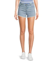 Copper Key Long Cut Off Denim Shorts