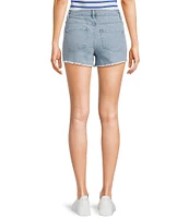 Copper Key Long Cut Off Denim Shorts