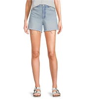 Copper Key Long Cut Off Denim Shorts