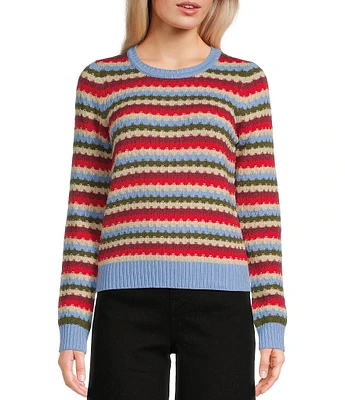 Copper Key Multi Color Stripe Sweater