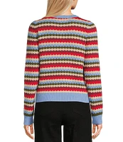 Copper Key Multi Color Stripe Sweater