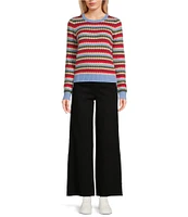 Copper Key Multi Color Stripe Sweater