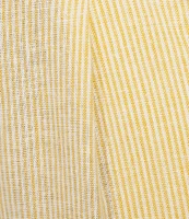 Copper Key Linen Stripe Coordinating Pull On Shorts