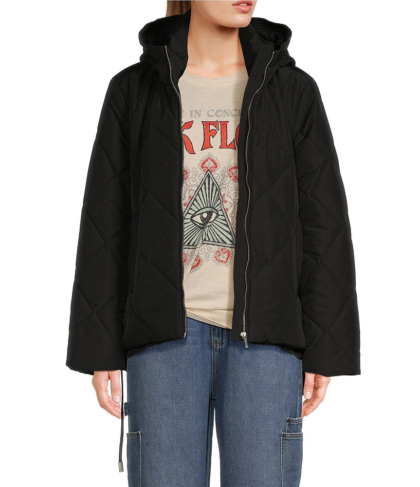 GB Quilted Puffer Hooded Jacket