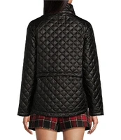 Copper Key Quilted Puffer Jacket