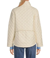 Copper Key Quilted Puffer Jacket