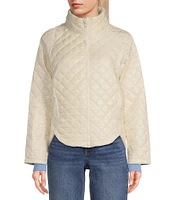 Copper Key Quilted Puffer Jacket