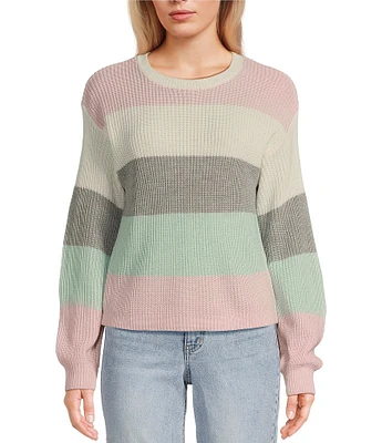 Copper Key Shaker Stripe Sweater