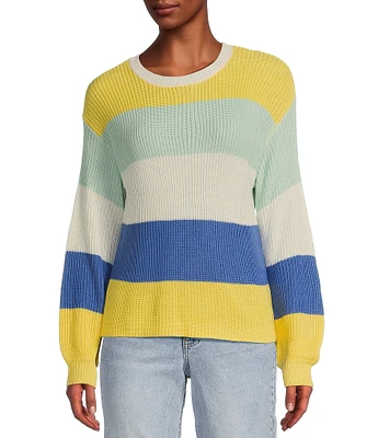 Copper Key Shaker Stripe Sweater
