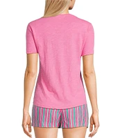 Copper Key Solid Knit Short Sleeve T-Shirt