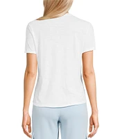Copper Key Solid Knit Short Sleeve T-Shirt