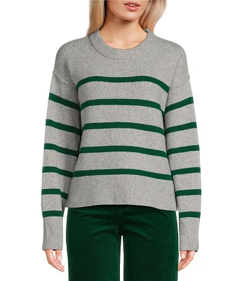 Copper Key Striped Crewneck Sweater