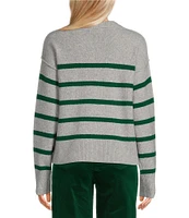 Copper Key Striped Crewneck Sweater