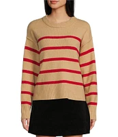 Copper Key Striped Crewneck Sweater