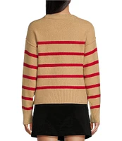 Copper Key Striped Crewneck Sweater