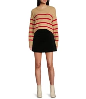 Copper Key Striped Crewneck Sweater