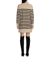 Copper Key Turtleneck Stripe Dress