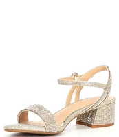 Copper Key Waltz Glitter Rhinestone Dress Sandals