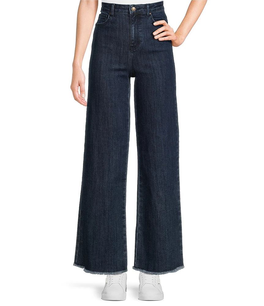 Copper Key High Rise Wide Leg Denim Jeans