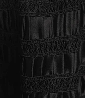 COREY LYNN CALTER Blaze Woven Midi A-Line Circle Skirt