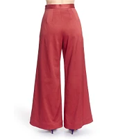 COREY LYNN CALTER Tasha Stretch Woven Flare Leg Pant