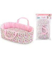 Corolle Dolls Floral Print Carry & Sleeping Bed for 12#double; Baby Doll