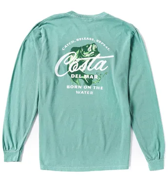 Costa Catch Bass Long Sleeve Graphic T-Shirt