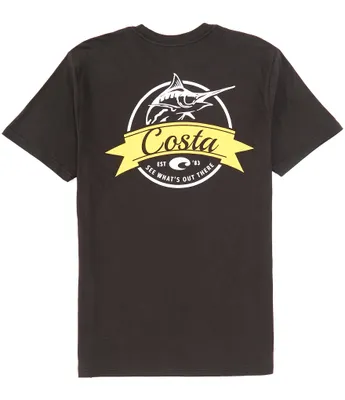 Costa Founders Fish Short Sleeve Graphic T-Shirt