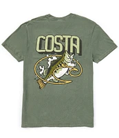 Costa Jumping Bass Short Sleeve Graphic T-Shirt