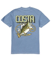 Costa Jumping Bass Short Sleeve Graphic T-Shirt