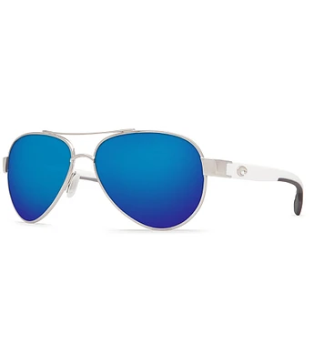 Costa Loreto Double Bridge Polarized UVA/UVB Protection Aviator Sunglasses