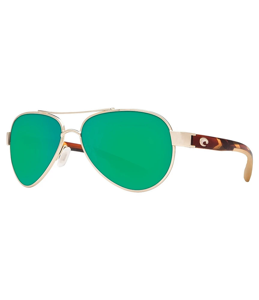 Costa Loreto Double Bridge Polarized UVA/UVB Protection Aviator Sunglasses