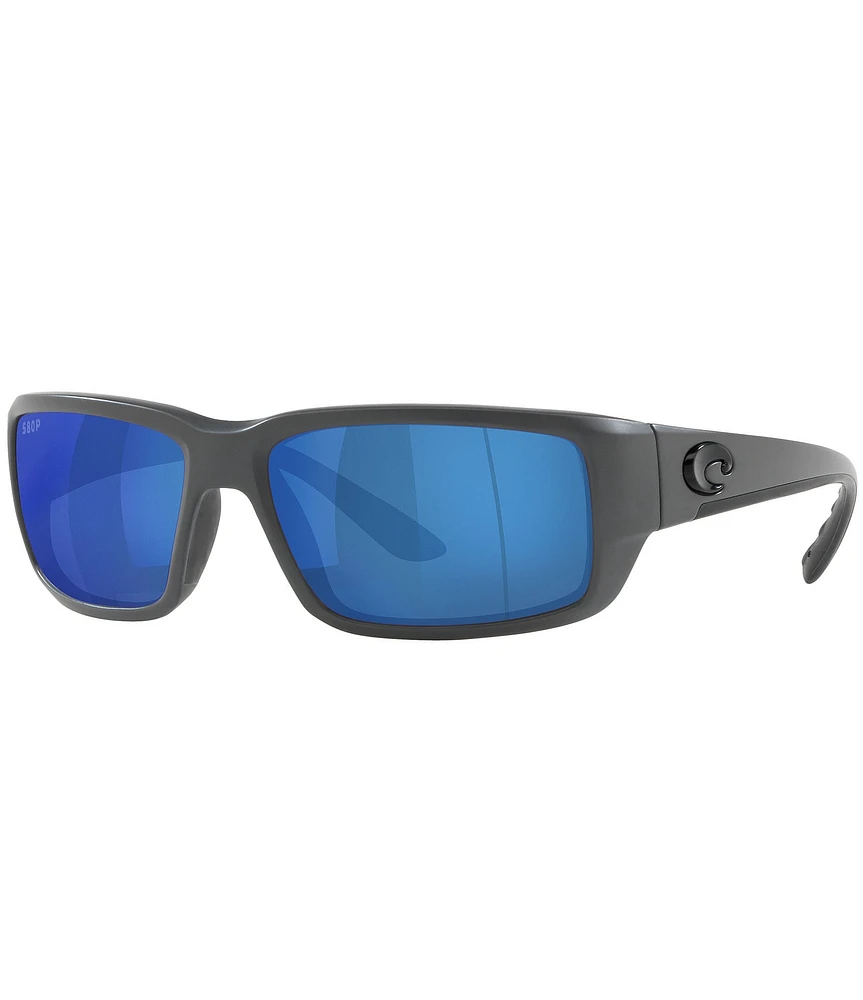 Costa Men's 6S9006 Fantail 59mm Rectangle Polarized Sunglasses