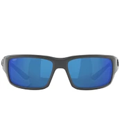 Costa Men's 6S9006 Fantail 59mm Rectangle Polarized Sunglasses