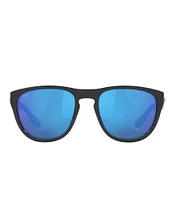 Costa Men's 6S9082 55mm Polarized Mirrored Pilot Sunglasses