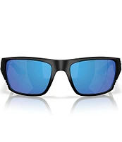 Costa Men's 6S9118 Finlet 59mm Polarized Rectangle Sunglasses