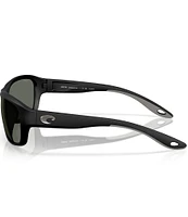 Costa Men's 6S9119 Clipperton 58mm Polarized Rectangle Sunglasses