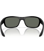 Costa Men's 6S9119 Clipperton 58mm Polarized Rectangle Sunglasses