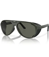 Costa Men's Grand Cataline 59mm Polarized Aviator Sunglasses